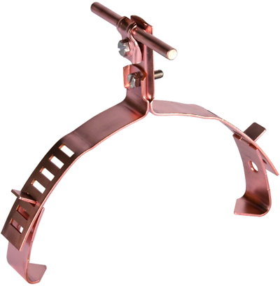 Roof cond. holder DEHNQUICK Cu for Rd 6-10mm adjustable 200-280mm