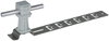 Roof cond. hol. UNIsnap StSt/plast. grey H 36mm Rd 8mm, embossed brace L 205mm