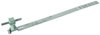 Roof cond. hol. UNIsnap StSt/plastic grey H 36mm Rd 8mm, embossed brace L 475mm
