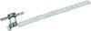 Roof conductor holder UNIgrip StSt H 20mm Rd 8mm w. embossed brace L 335mm