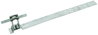 Roof conductor holder UNIgrip StSt H 32mm Rd 8mm embossed brace L 335mm