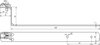Roof conductor holder DEHNQUICK StSt f. Rd 6-10mm with brace L 260mm