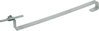 Roof conductor holder DEHNQUICK St/tZn f. Rd 6-10mm with brace L 410mm angled