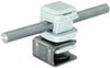 Roof cond. hol. PLATTENsnap StSt 4-6mm, DEHNsnap H 16mm plastic grey f. Rd 8mm