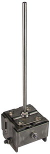 Clamping cap, air-term. tip L 300mm StSt for wooden pile 90x90mm, M10 screw -SET-