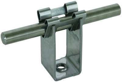 Conductor holder DEHNgrip StSt for Rd 8mm H 32mm with M6 thread