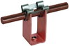 Conductor holder DEHNgrip Cu for Rd 8mm H 32mm with thread M6