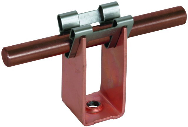 Conductor holder DEHNgrip Cu for Rd 8mm H 32mm with thread M6
