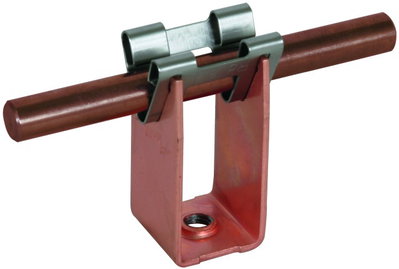 Conductor holder DEHNgrip Cu for Rd 8mm H 32mm with thread M6