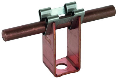 Conductor holder DEHNgrip Cu for Rd 8mm H 32mm with fixing bore 7.8mm