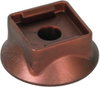 Plastic base brown H 10mm D 35mm f. conductor and rod holders