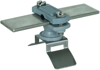Cond. holder PA Fl 30mm Rd 6-11mm fixing part StSt f. tens. strap 14x0.3mm