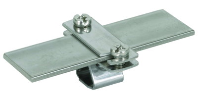 Conductor holder StSt with M8 thread f. Fl 30mm and Rd 6-10mm