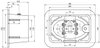 UF test joint box with test joint 300x220x120mm, GCI for Rd 7-10/Fl 40mm