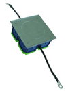 Test joint box 160x160x68mm with 2 Cu conductors 16mm² L approx. 230mm