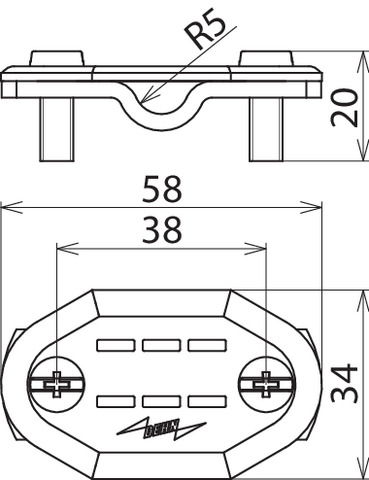 Number plate Al, cleat Rd 7-10/Fl 30 KIT – Görsel 2 / 2