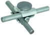 MMV clamp St/tZn f. Rd 6-8mm with with truss head screw and nut