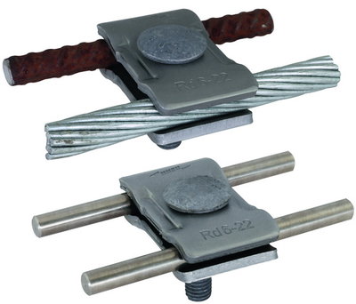 Parallel connector St/bare for Rd 6-22mm