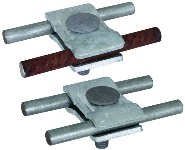 Parallel connector St/tZn for Rd 6-22mm