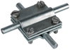 Cross unit St/tZn f. Rd 8-10/8-10mm Rd 8-10/Fl 30mm Fl 30/30mm, interm. pl.