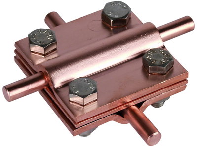 Cross unit Cu f. Rd 8-10/8-10mm - Rd 8- 10/Fl 30mm-Fl 30/30mm, intermediate pl.