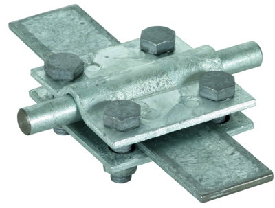 Cross unit St/tZn f. Rd 8-10/Fl 30mm Fl 30/30mm without intermediate plate