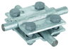 Cross unit St/tZn f. Rd 8-10/8-10mm - Rd 8-10/Fl 30mm Fl 30/30mm w/o interm. pl.
