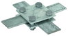 Cross unit St/tZn f. Fl 30/30mm without intermediate plate