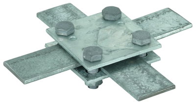 Cross unit St/tZn f. Fl 30/30mm without intermediate plate
