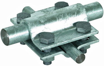Cross unit St/tZn f. Rd 8-10/16mm - Rd 16/Fl 30mm without intermediate plate