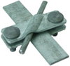 SV clamp St/tZn f. Rd 7-10/7-10mm - Rd 7-10/Fl 30mm-Fl 30/30mm