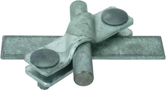SV clamp St/tZn f. Rd 7-10/16mm - Rd 16/Fl 40mm