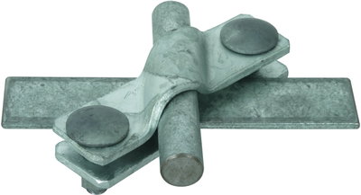 SV clamp St/tZn f. Rd 7-10/16mm - Rd 16/Fl 40mm