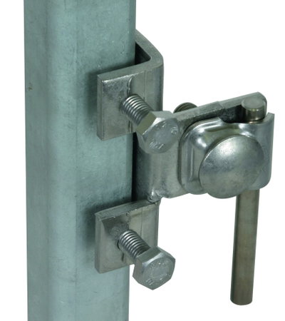 Clamp StSt, vertical type, for profiles 18-35mm with clamping frame
