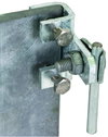 Terminal St/tZn, horizontal type, f. profiles 3-18mm with clamping frame