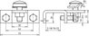 Clamp StSt, horizontal type, f. profiles 18-35mm with clamping frame