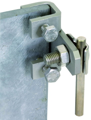 Clamp StSt, horizontal type, f. profiles 3-18mm with clamping frame