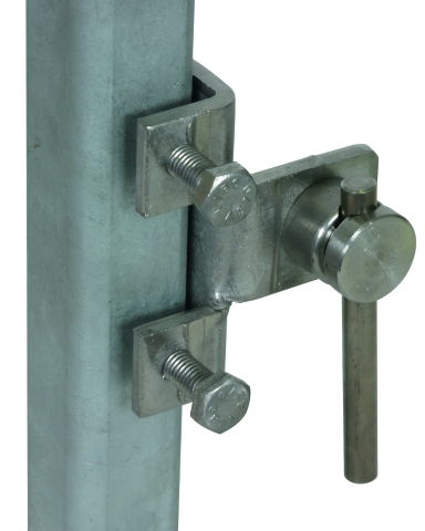Clamp StSt, vertical type, for profiles 18-35mm with KS connector