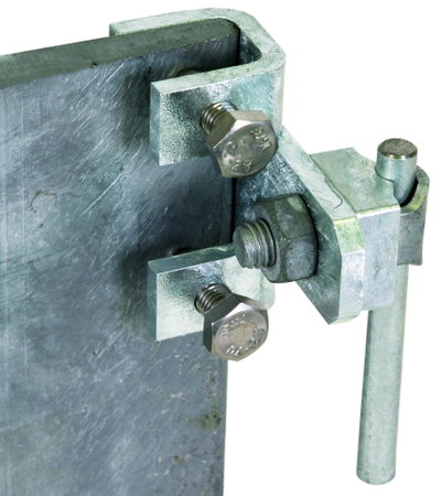 Terminal St/tZn, horizontal type, f. profiles 3-18mm with KS connector