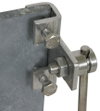 Clamp StSt, horizontal type, f. profiles 3-18mm with KS connector