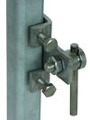 Clamp StSt, horizontal type, f. profiles 18-35mm with KS connector