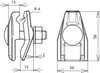 Connection clamp RCB clamping range Fl 0.4-12mm f. Rd 7-10mm