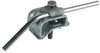 Gutter clamp St/tZn f. bead 16-22mm with clamping frame for Rd 8-10mm