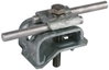 Gutter clamp St/tZn for bead 16-22mm with double cleat for Rd 8-10mm