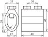 Disconnecting sleeve f. Rd 16/8-10mm Al