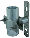 Wall mounting bracket StSt with cleat for pipes D 40-50mm for DEHNiso-Combi