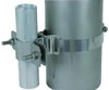 Fixing clamp for pipes D 40-50mm with tensioning strap D-300mm StSt