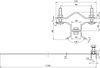 Fixing clamp for pipes D 40-50mm with tensioning strap D-300mm StSt