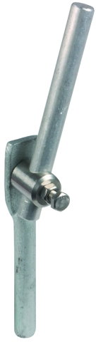 Adapter for vertical positioning of rods D 16mm St/tZn / StSt