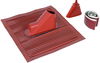 Roof bushing set (red) w. aluminium roof tile f. D 10/16/48mm